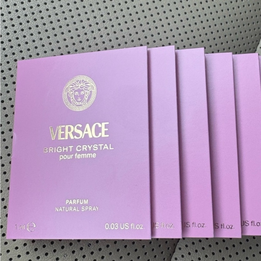Versace Bright Crystal Perfume Sample with Pink Packaging
